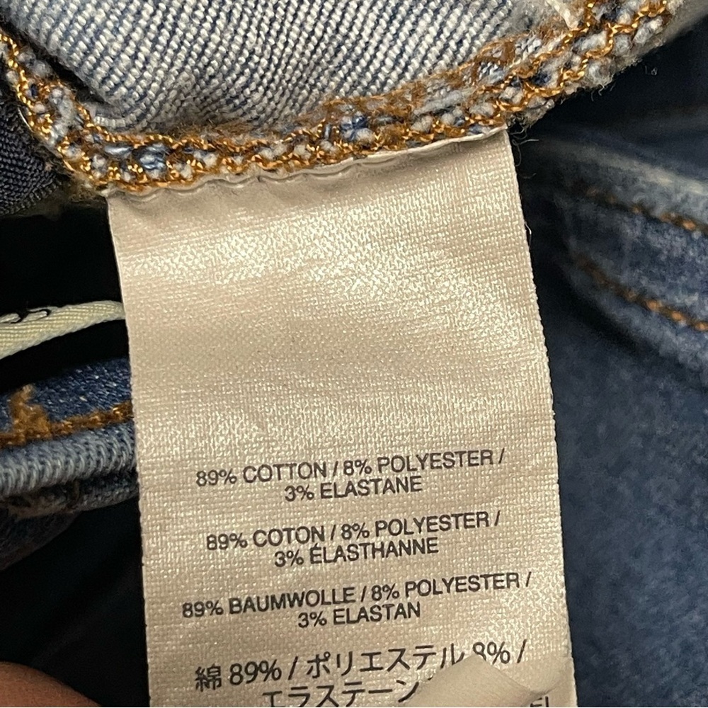 J Crew 9" High Rise Toothpick Jeans Womens 27 Blue Stretch - Picture 7 of 7
